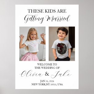 Poster Este Sinal de Casamento Infantil
