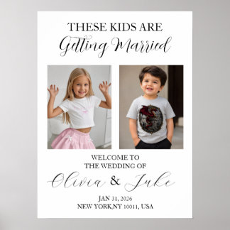 Poster Este Sinal de Casamento Infantil