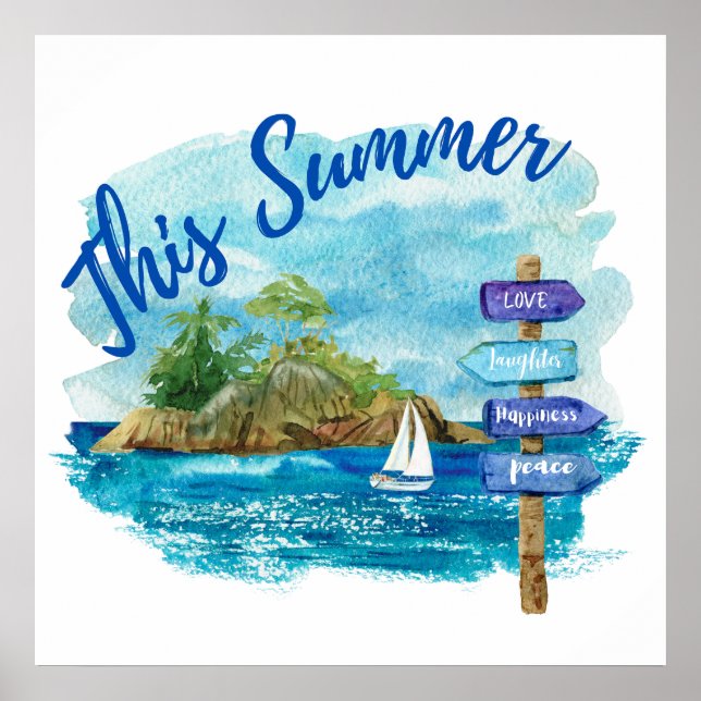 Poster Este Verão (Frente)