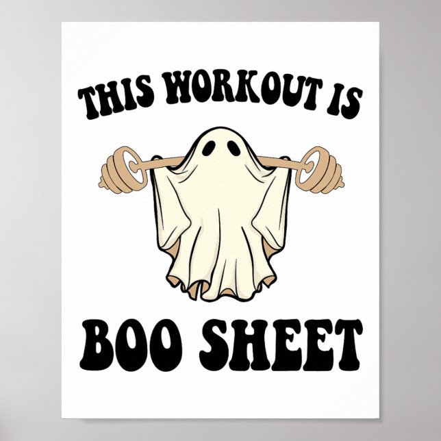 Poster Este Workout É Um Dia de as Bruxas engraçado De Fo (Frente)