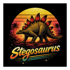 Póster Estegossauro