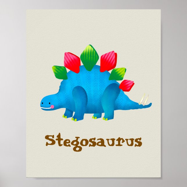 Poster Estegossauro (Frente)