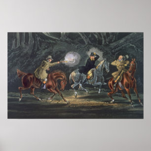Póster Esteja e entregue, aquatinted por E. Duncan
