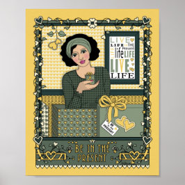 Poster Esteja no Presente_C_8x10 Cartaz