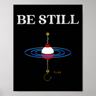 Poster Estejam A Pescar O Fishi, Inspirado Em Meditação