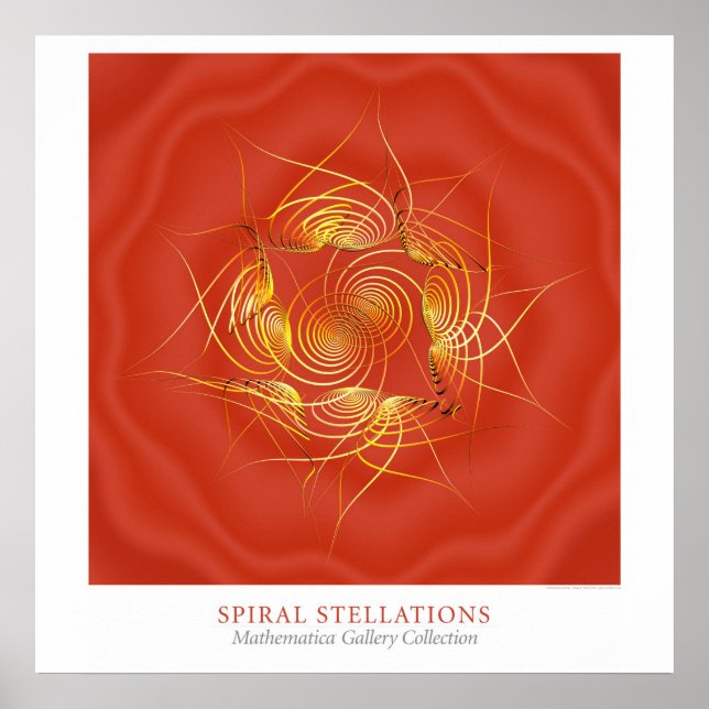 Poster Estelações em Espiral (Frente)