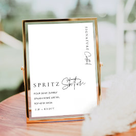 Poster Estelle Modern Minimal Estação Spritz