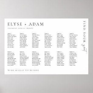 Poster Estelle Modern Mínimo 12 Mesa