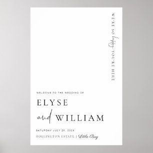 Poster Estelle Modern - Sinal de boas-vindas mínimo Poste