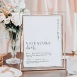 Poster Estelle Modern - Sinal Mínimo de Bebidas por Assin<br><div class="desc">Este cartaz de menu de bebidas inclui um título moderno de escrita de caligrafia e design minimalista. O cabeçalho de texto do script é uma imagem que não pode ser editada. A imagem de cabeçalho pode ser redimensionada para ajustado qualquer tamanho de poster. Todo o outro texto é totalmente editável....</div>