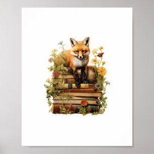 Poster Estética Cottagecore Com Livro Fofo Goblincore Cr