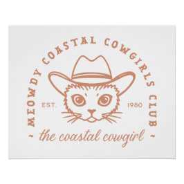 Póster Estética do gato-do-mato-pequeno da costa oeste