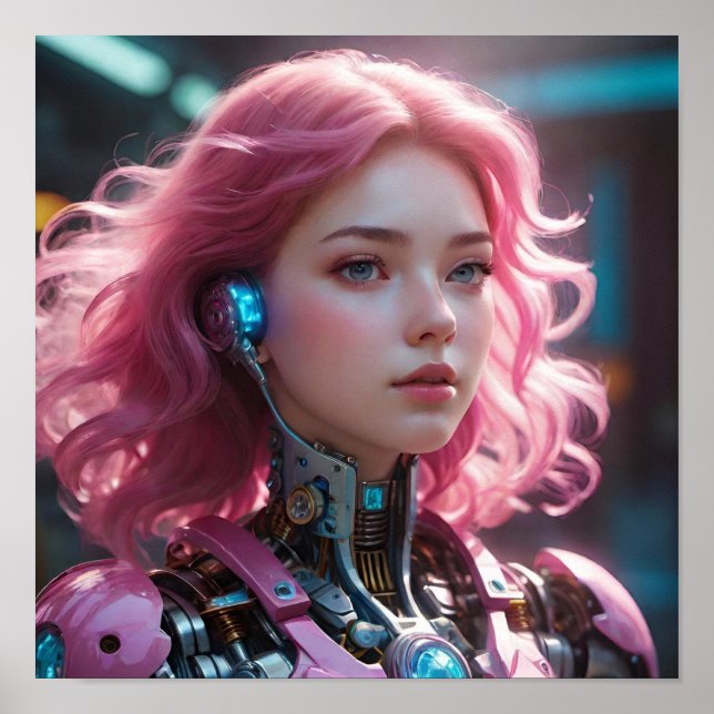 Poster Estética futurística (Frente)