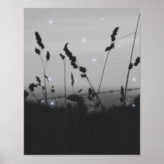 Poster Estética Preta e Branca