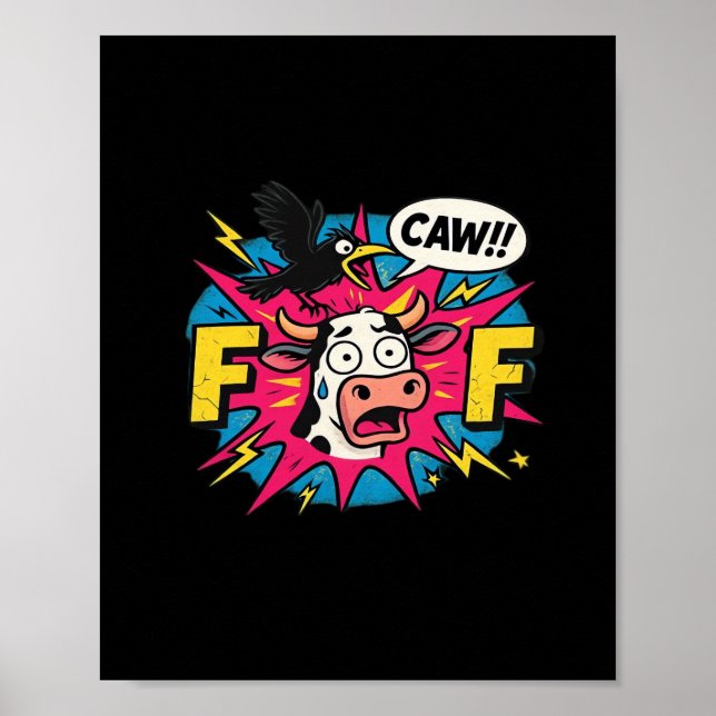 Poster Estética Única F-Caw-F (Frente)