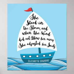 Póster Estêve na tempestade