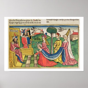 Poster Esther 2 15-18, Esther é escolhida para ser Rainha