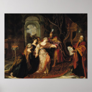 Poster Esther before Ahasuerus, before 1697