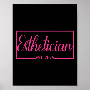 Poster Estheticista Est. Especialista em Cuidados Cutâneo