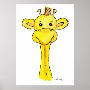 Poster Esticando Seu Pescoço