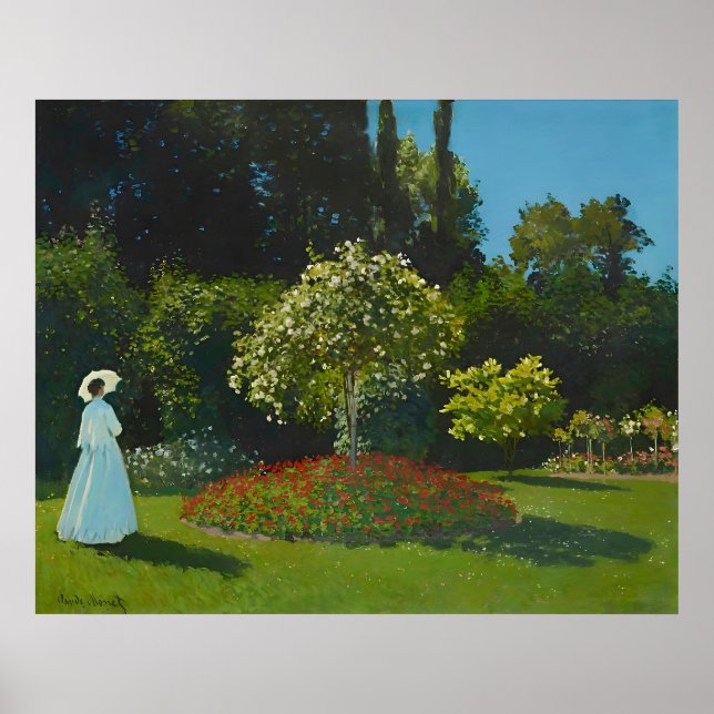 Poster estilo artístico de Claude Monet (Frente)