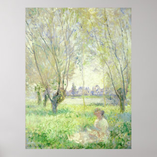 Poster estilo artístico de Claude Monet
