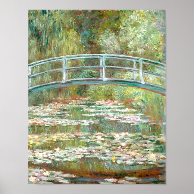Poster estilo artístico de Claude Monet (Frente)