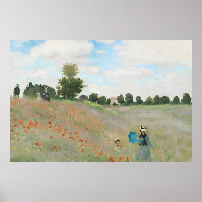 Poster estilo artístico de Claude Monet (Frente)
