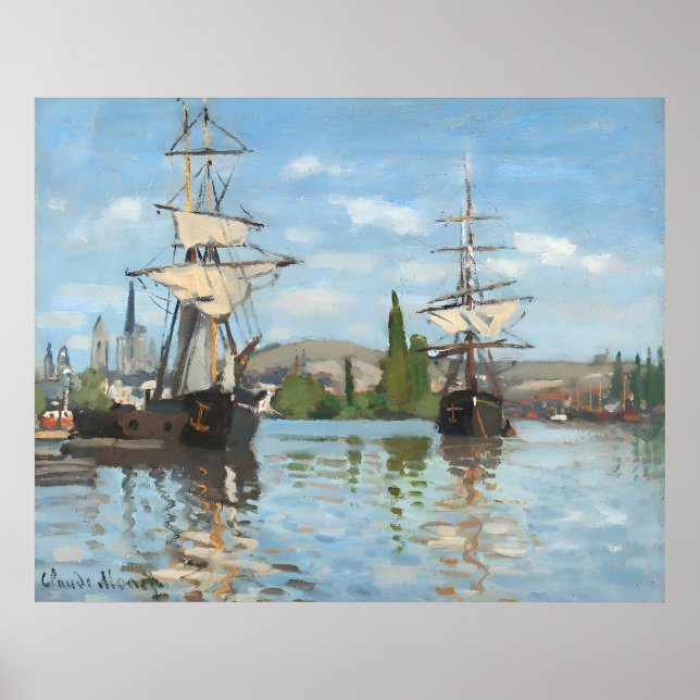 Poster estilo artístico de Claude Monet (Frente)