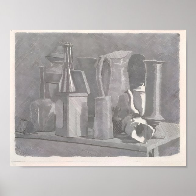 Poster estilo artístico de Giorgio Morandi (Frente)