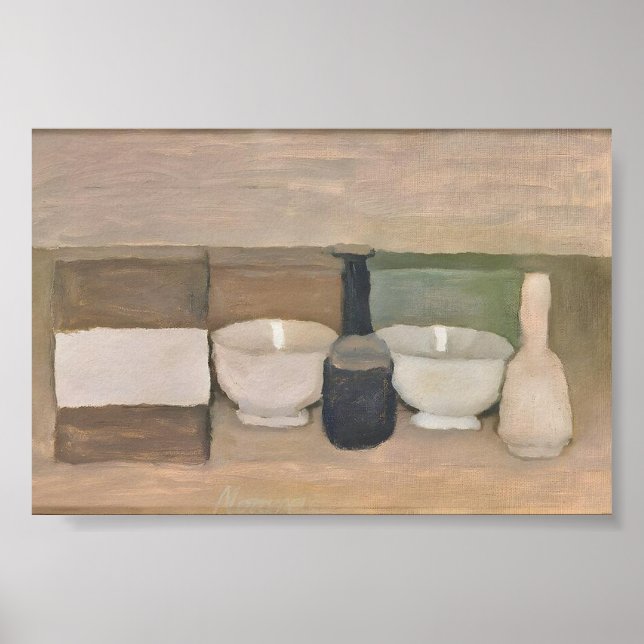 Poster estilo artístico de Giorgio Morandi (Frente)