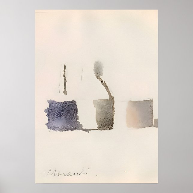 Poster estilo artístico de Giorgio Morandi (Frente)