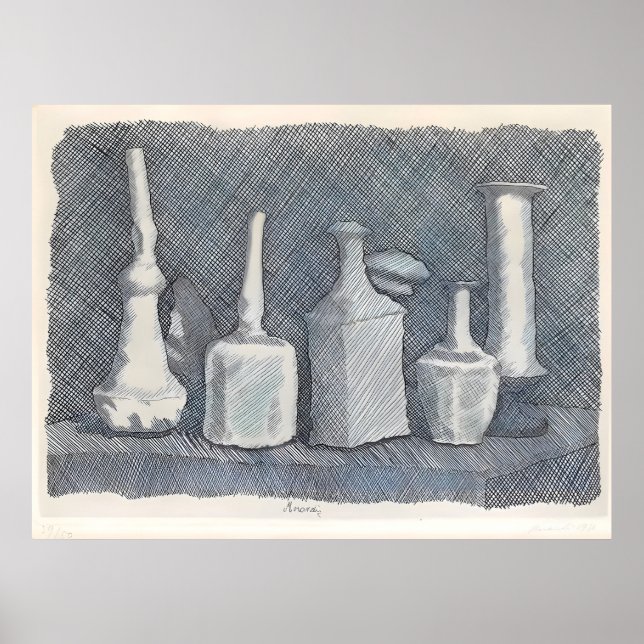 Poster estilo artístico de Giorgio Morandi (Frente)