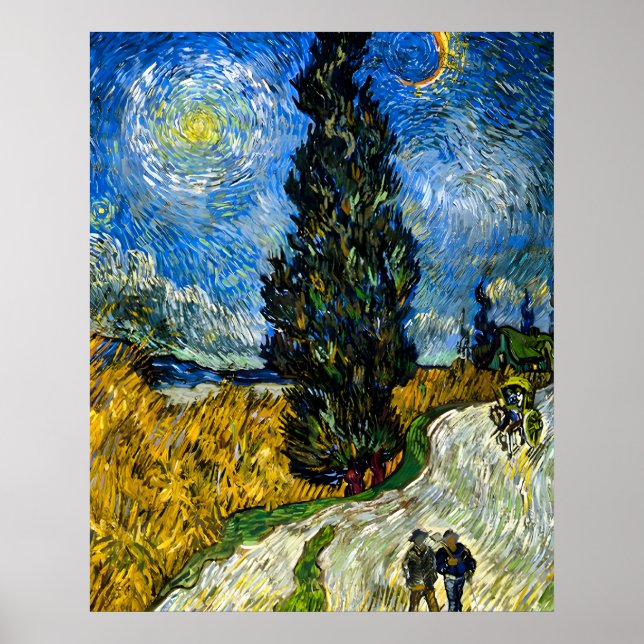 Poster estilo artístico de Vincent Van Gogh (Frente)