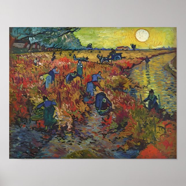 Poster estilo artístico de Vincent Van Gogh (Frente)