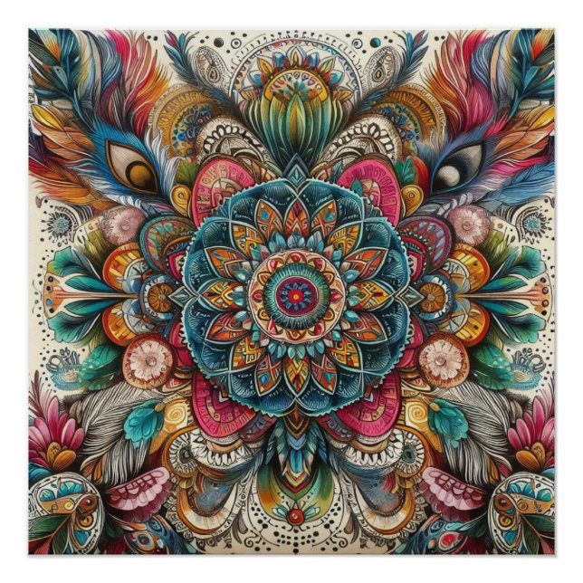 Póster estilo boêmico (Frente)