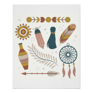Póster Estilo Bohemiano (Boho)