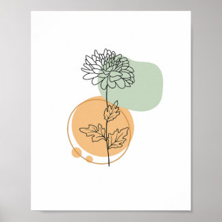 Poster Estilo Boho Minimalista Simples Abstrato Chic