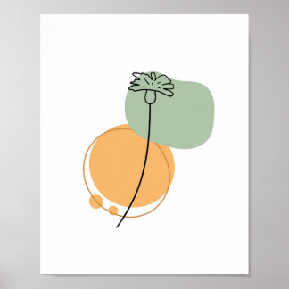 Poster Estilo Boho Minimalista Simples Abstrato Chic