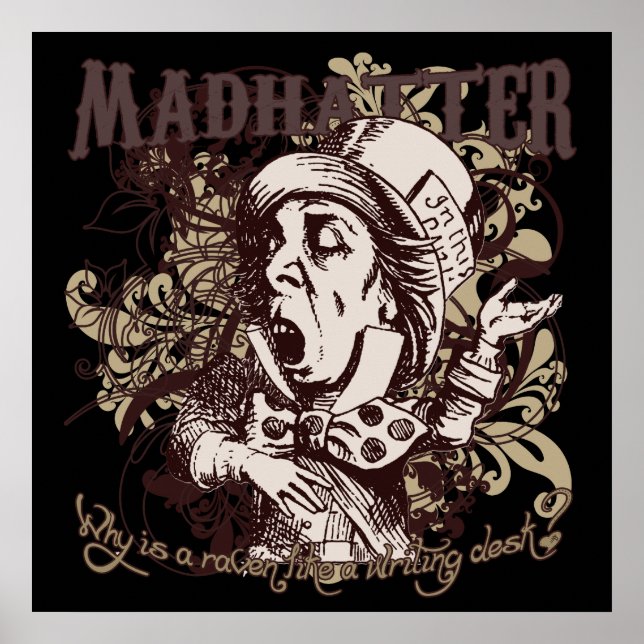 Poster Estilo Carnívale Mad Hatter (Frente)
