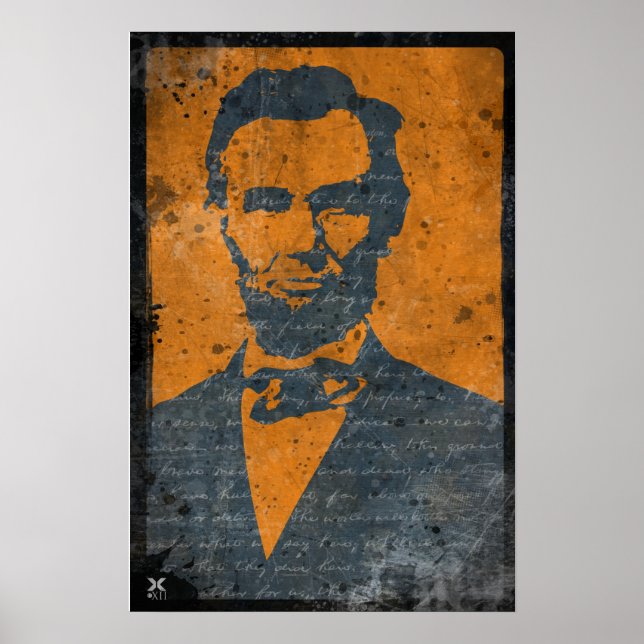 Póster Estilo Darkana Lincoln Retrato (Frente)