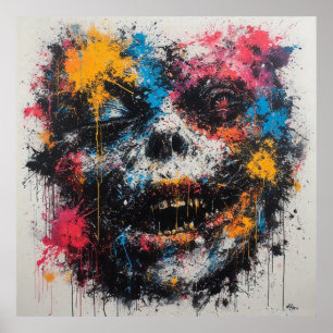 Poster Estilo de Arte Grafite
