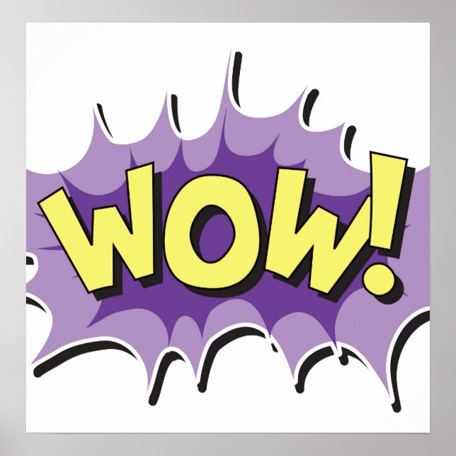 Póster Estilo de banda desenhada pop (Frente)