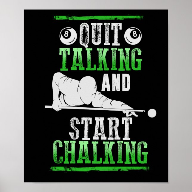 Poster Estilo de Billard (Frente)