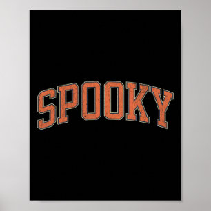 Poster Estilo de Colagem Spooky Mantenha-se assustador Qu