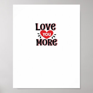 Poster Estilo de design criativo de amor