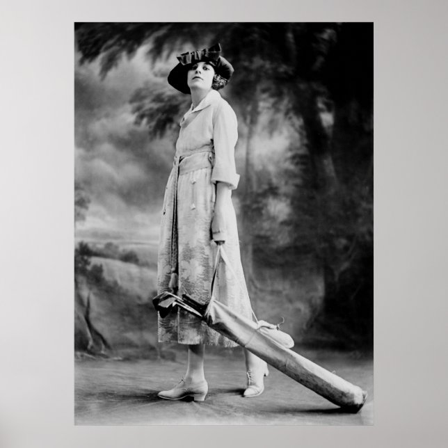 Póster Estilo de Golfe, 1920 (Frente)