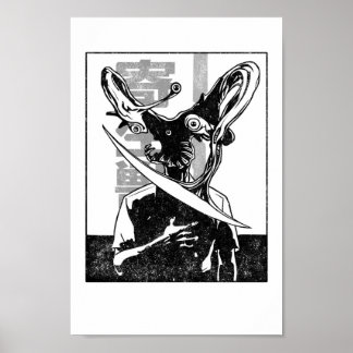 Poster Estilo de manga de parasyte