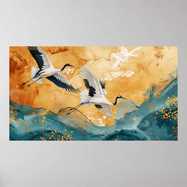 Poster Estilo de ouro luxo (Frente)