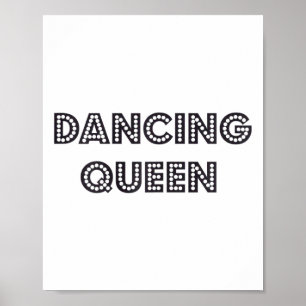 Poster Estilo de Presente da Rainha Dançante Incrível dos